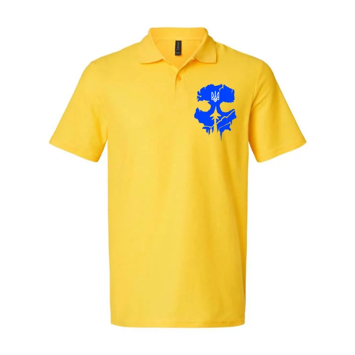 Ghost Of Kyiv Ukraine Softstyle Adult Sport Polo