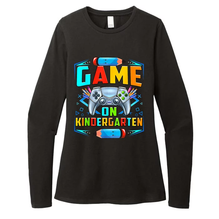 Game On Kindergarten Funny Back To School Video Games Boy Womens CVC Long Sleeve Shirt