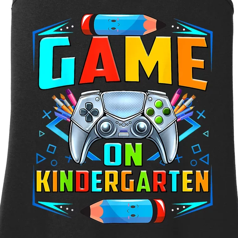 Game On Kindergarten Funny Back To School Video Games Boy Ladies Essential Tank