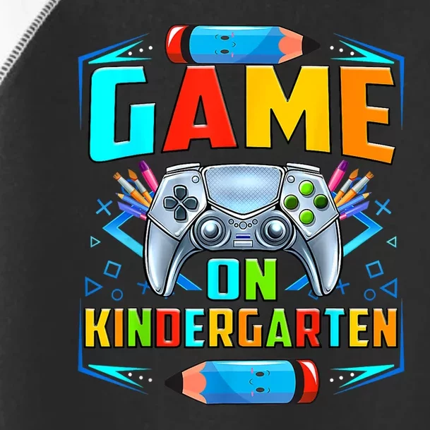 Game On Kindergarten Funny Back To School Video Games Boy Toddler Fine Jersey T-Shirt