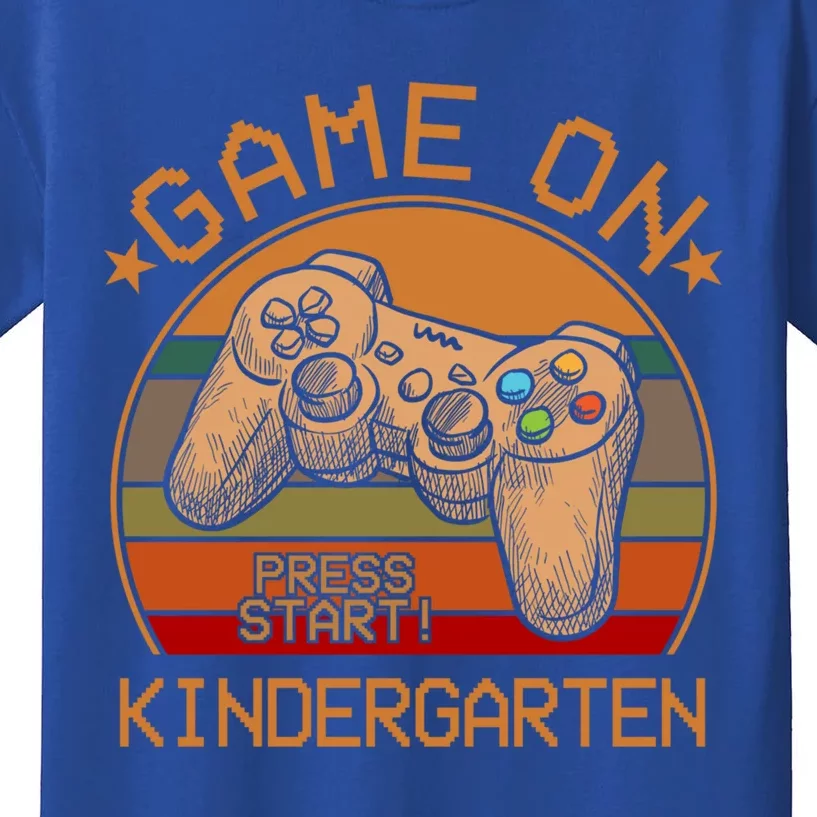 Game On Kindergarten Back To School Gamer Funny Funny Gift Kids T-Shirt