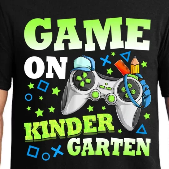 Game On Kindergarten Back To School Gamer Video Games Funny Gift Pajama Set