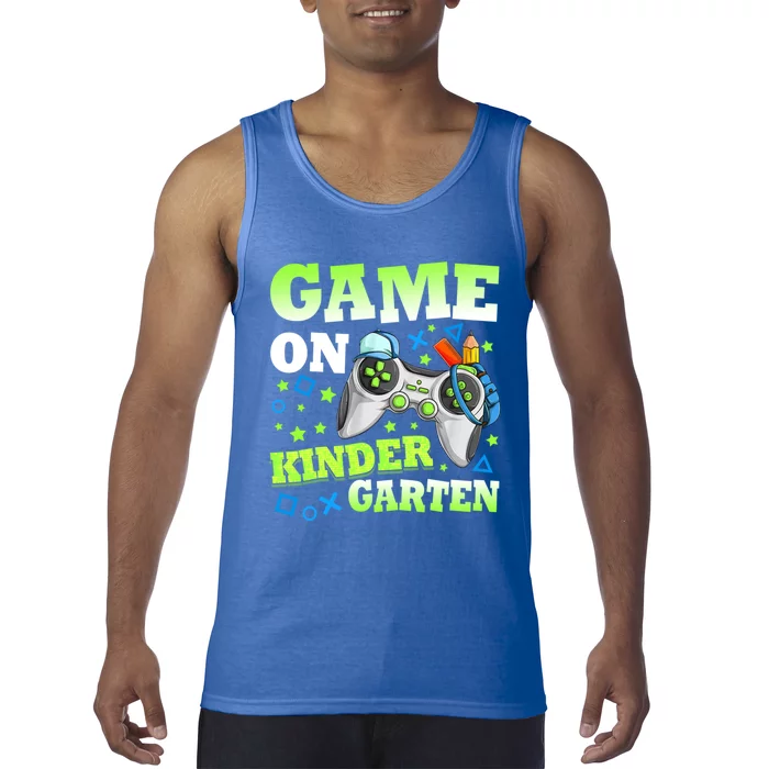 Game On Kindergarten Back To School Gamer Video Games Funny Gift Tank Top