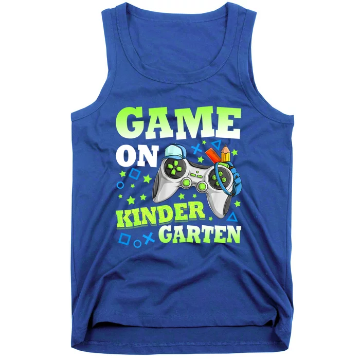 Game On Kindergarten Back To School Gamer Video Games Funny Gift Tank Top