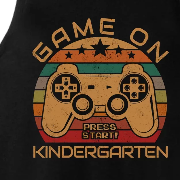 Game On Kindergarten Gamer Gift First Day Of Preschool Funny Gift Ladies Tri-Blend Wicking Tank