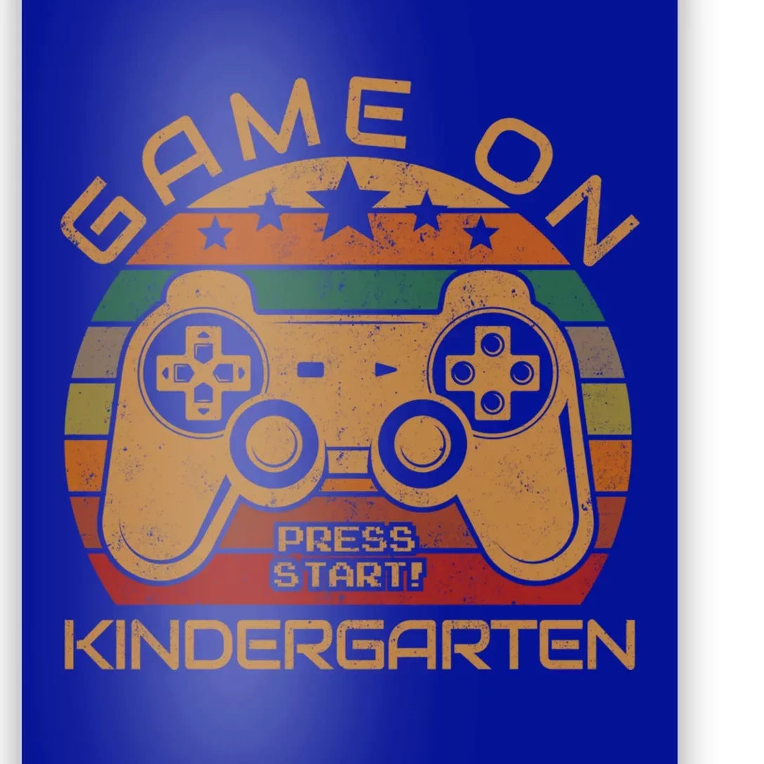 Game On Kindergarten Gamer Gift First Day Of Preschool Funny Gift Poster