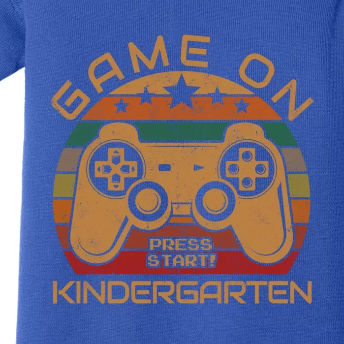 Game On Kindergarten Gamer Gift First Day Of Preschool Funny Gift Baby Bodysuit