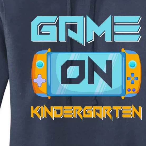 Game On Kindergarten Gamer Student Back To School Funny Gift Women's Pullover Hoodie