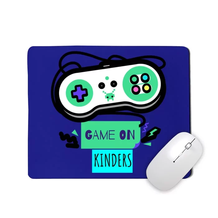 Game On Kinders First Day Of Kindergarten Back To School Great Gift Mousepad