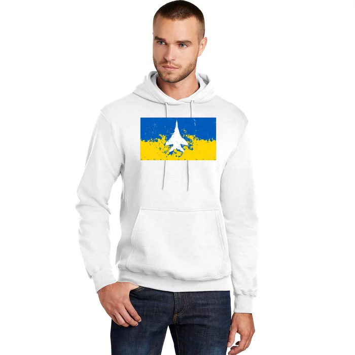 Ghost Of Kyiv Ukraine Flag Hoodie