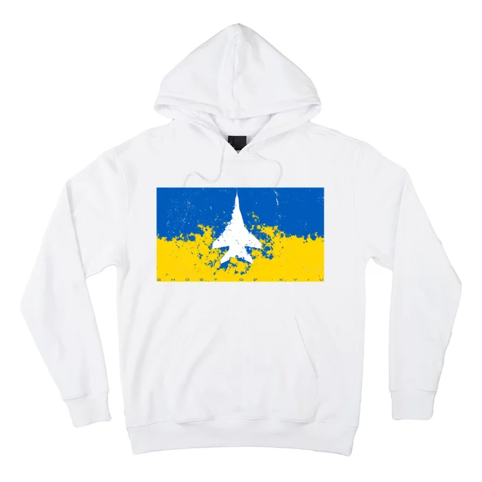 Ghost Of Kyiv Ukraine Flag Hoodie