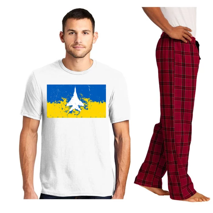 Ghost Of Kyiv Ukraine Flag Pajama Set