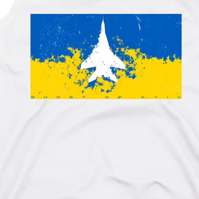 Ghost Of Kyiv Ukraine Flag Tank Top