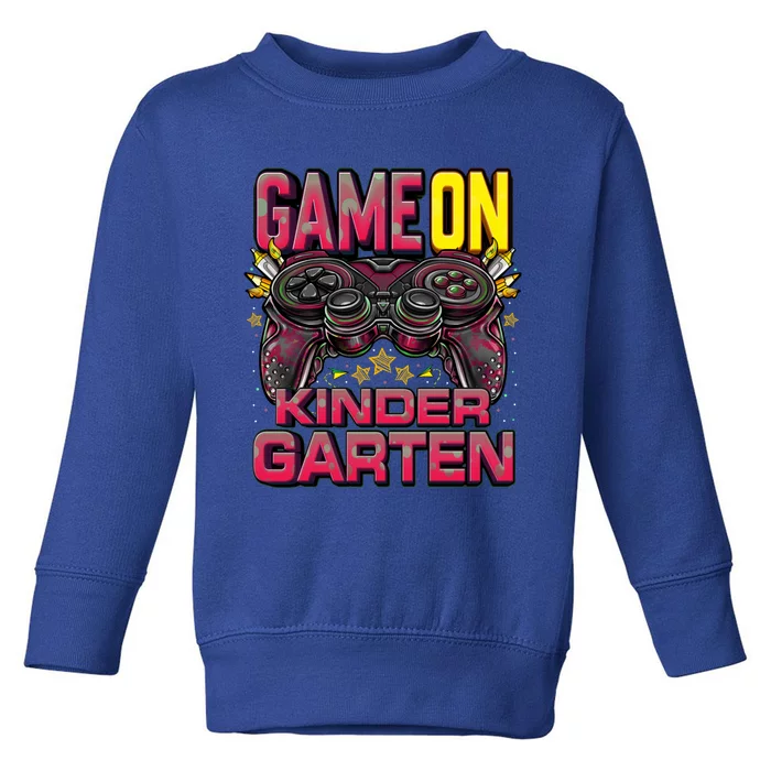 Game On Kindergarten Cute Gift Back To School Kindergarten Gift Toddler Sweatshirt