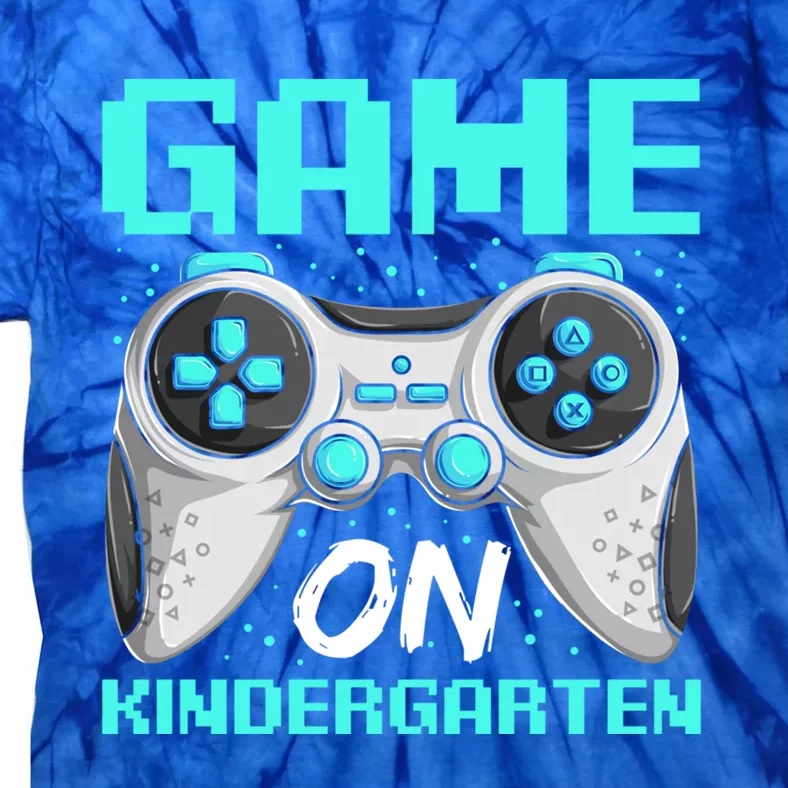 Game On Kindergarten Cute Gift Back School Video Gamer Gift Tie-Dye T-Shirt