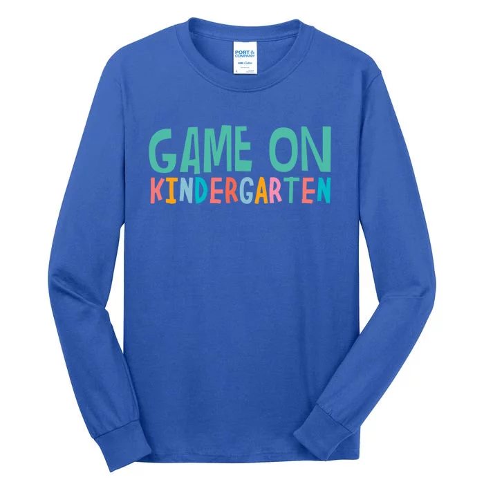 Game On Kindergarten Teacher And Students Funny Gift Tall Long Sleeve T-Shirt