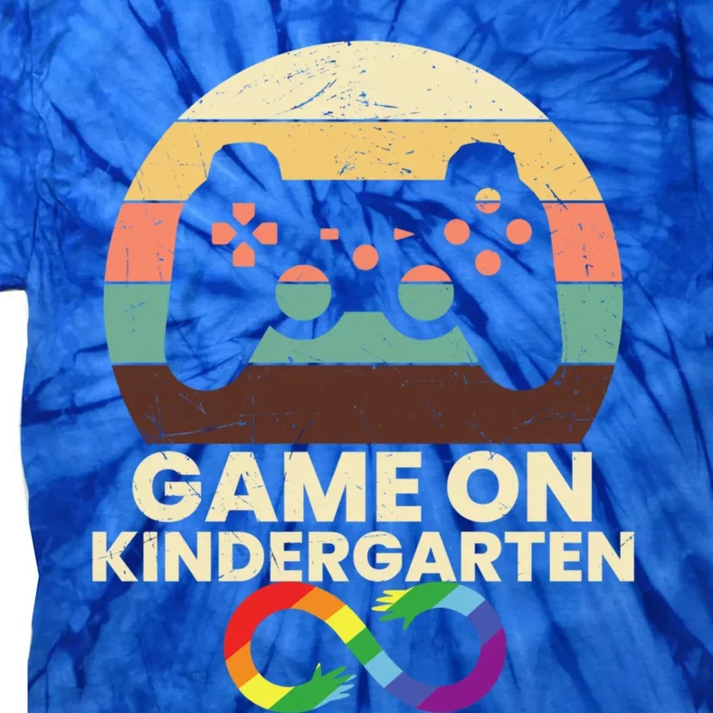 Game On Kindergarten! For A Cool Gamer With Autism Disorder Gift Tie-Dye T-Shirt