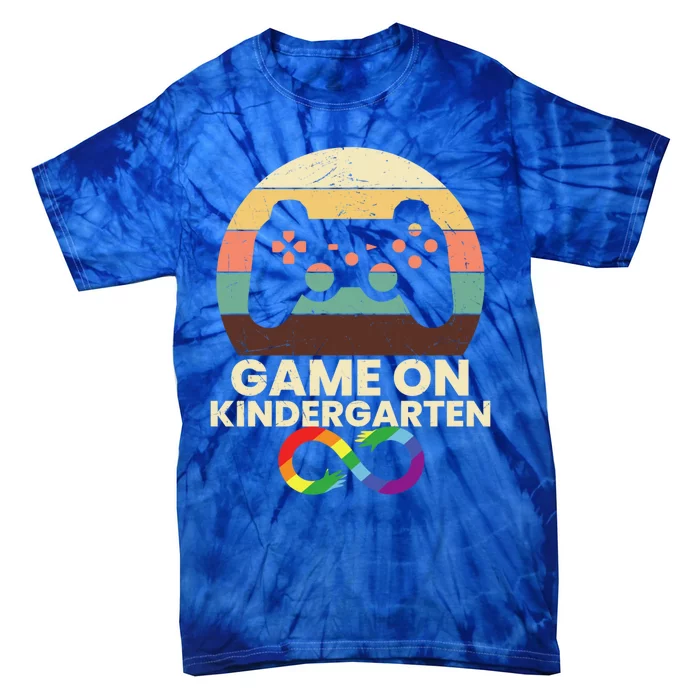 Game On Kindergarten! For A Cool Gamer With Autism Disorder Gift Tie-Dye T-Shirt