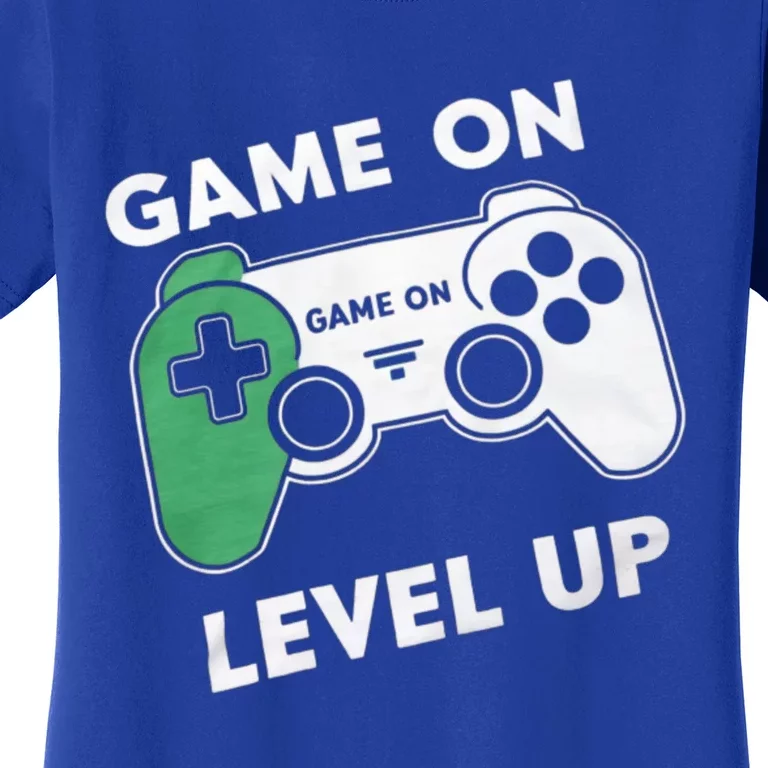 Game On Level Up Video Gamer Gift Women's T-Shirt