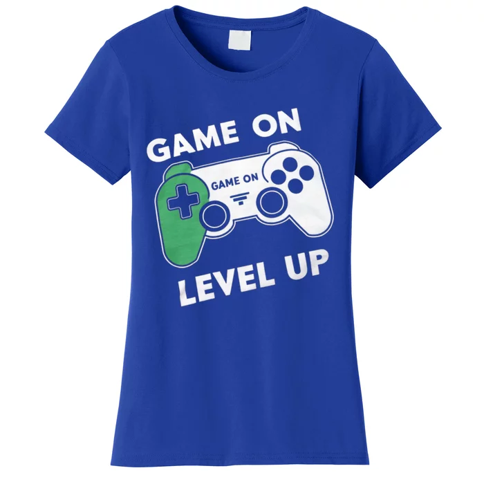 Game On Level Up Video Gamer Gift Women's T-Shirt