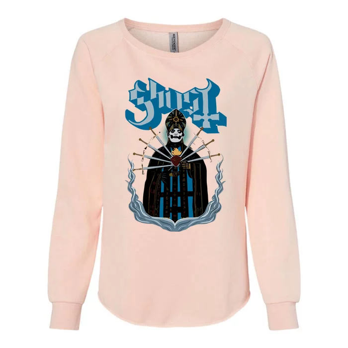 Ghost Our Lady Of Sorrows Womens California Wash Sweatshirt