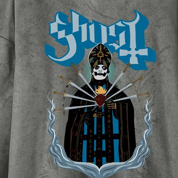 Ghost Our Lady Of Sorrows Hooded Wearable Blanket