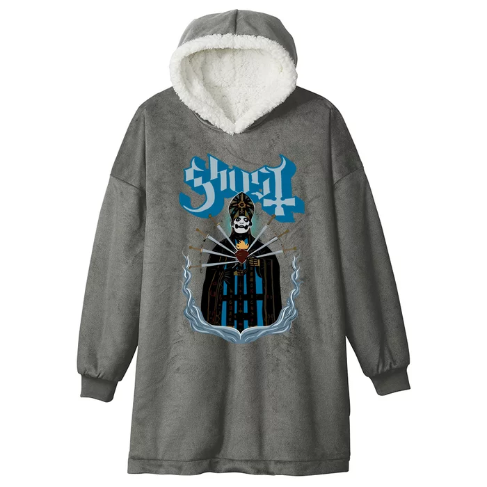 Ghost Our Lady Of Sorrows Hooded Wearable Blanket