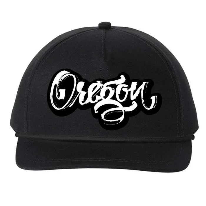 Graffiti Oregon Logo Snapback Five-Panel Rope Hat