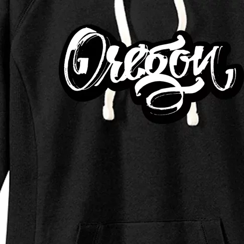 Graffiti Oregon Logo Women's Fleece Hoodie