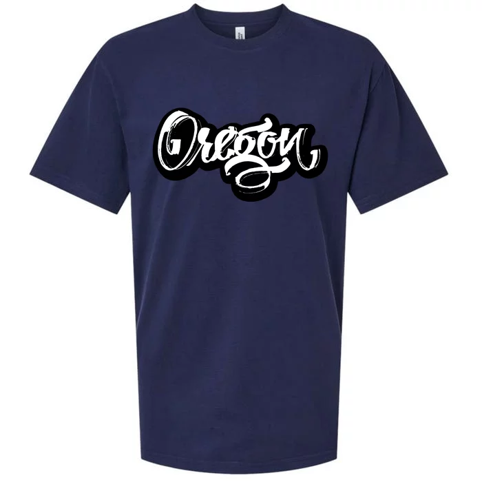 Graffiti Oregon Logo Sueded Cloud Jersey T-Shirt