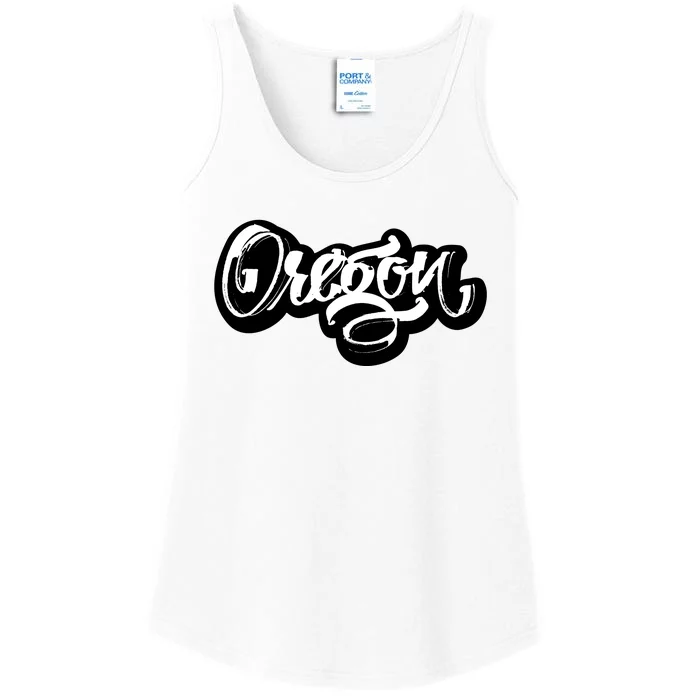 Graffiti Oregon Logo Ladies Essential Tank