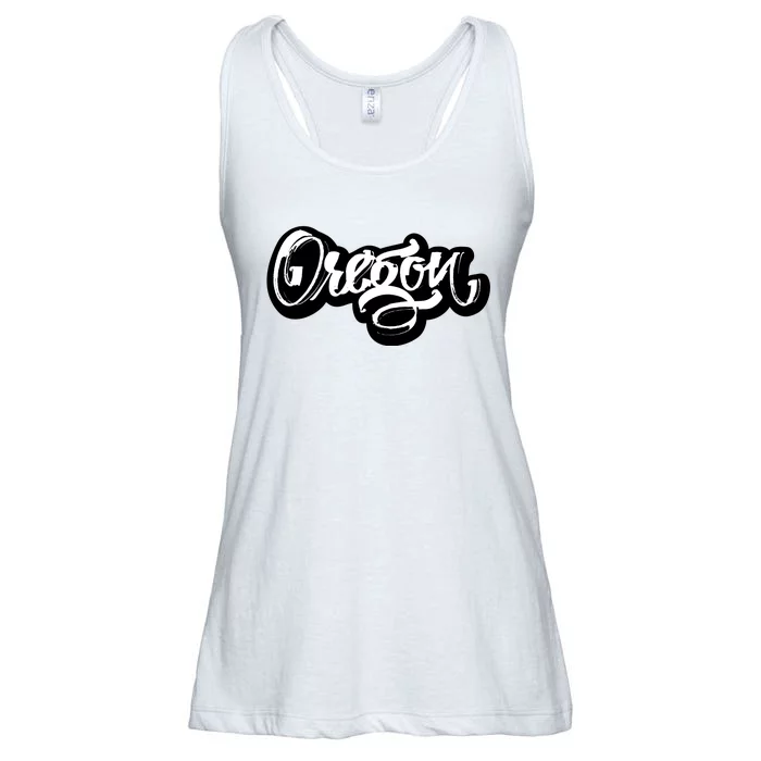 Graffiti Oregon Logo Ladies Essential Flowy Tank