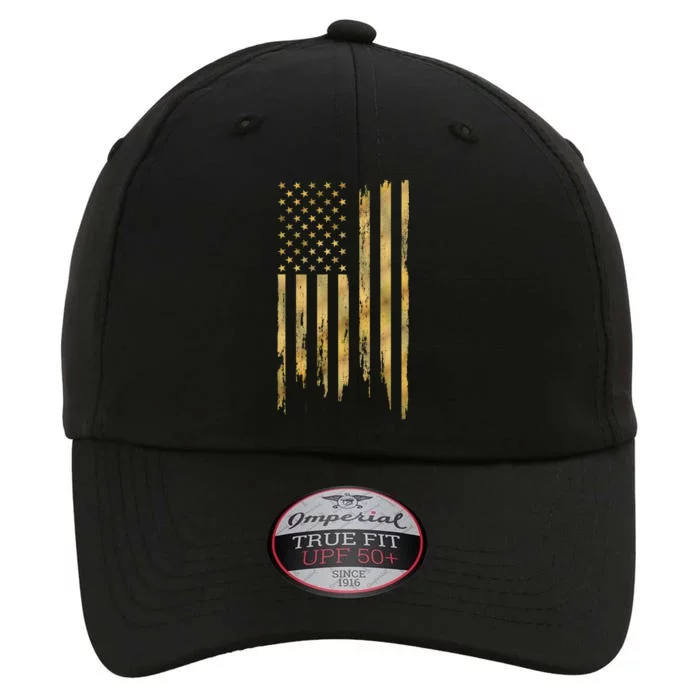 Gold American Flag Limited Addition The Original Performance Cap