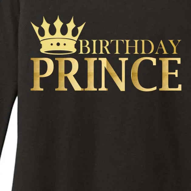 Gold Birthday Prince Limited Edition Womens CVC Long Sleeve Shirt