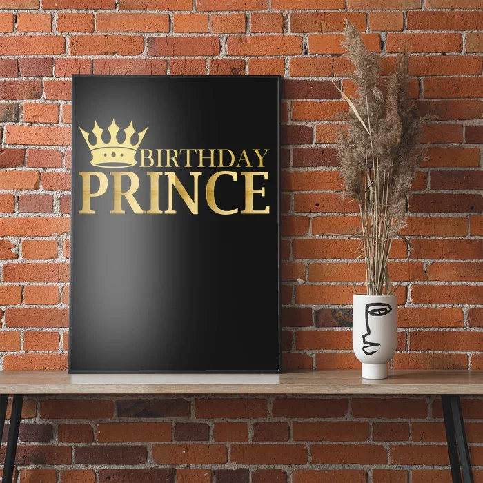 Gold Birthday Prince Limited Edition Poster