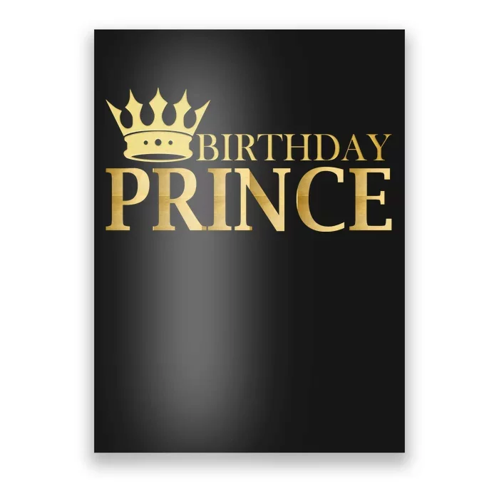 Gold Birthday Prince Limited Edition Poster