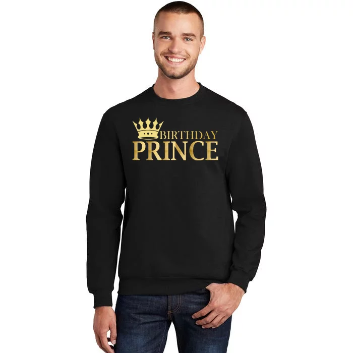 Gold Birthday Prince Limited Edition Tall Sweatshirt