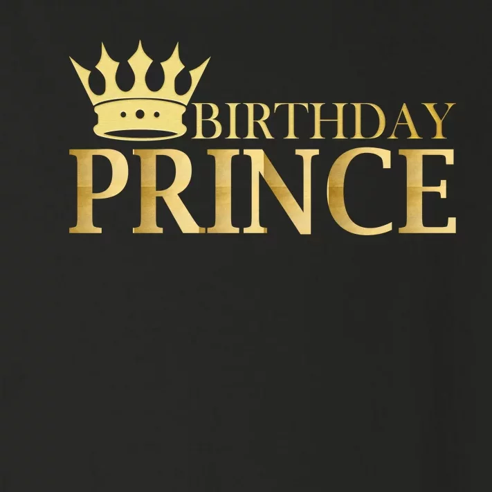 Gold Birthday Prince Limited Edition Toddler Long Sleeve Shirt