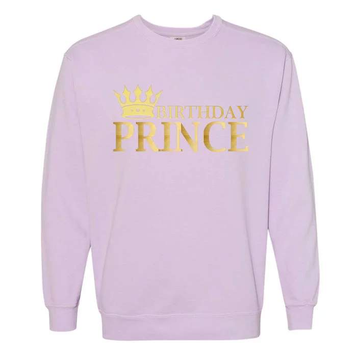 Gold Birthday Prince Limited Edition Garment-Dyed Sweatshirt