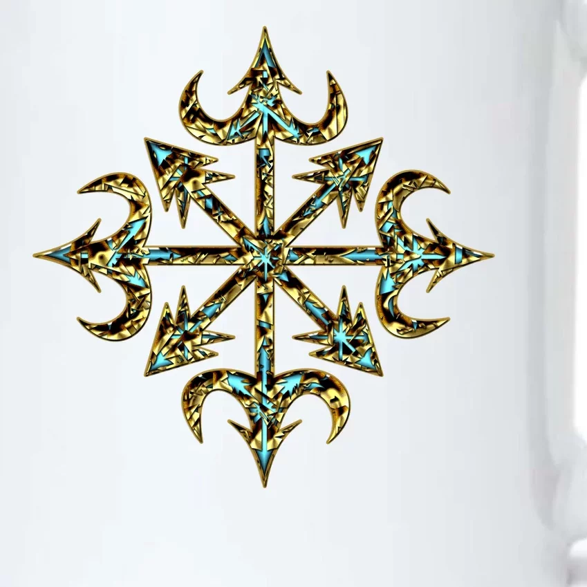 Golden Chaos Star Black Color Changing Mug