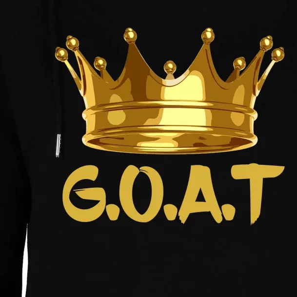 Golden Crown GOAT Great Of All Time Limited Edition Womens Funnel Neck Pullover Hood