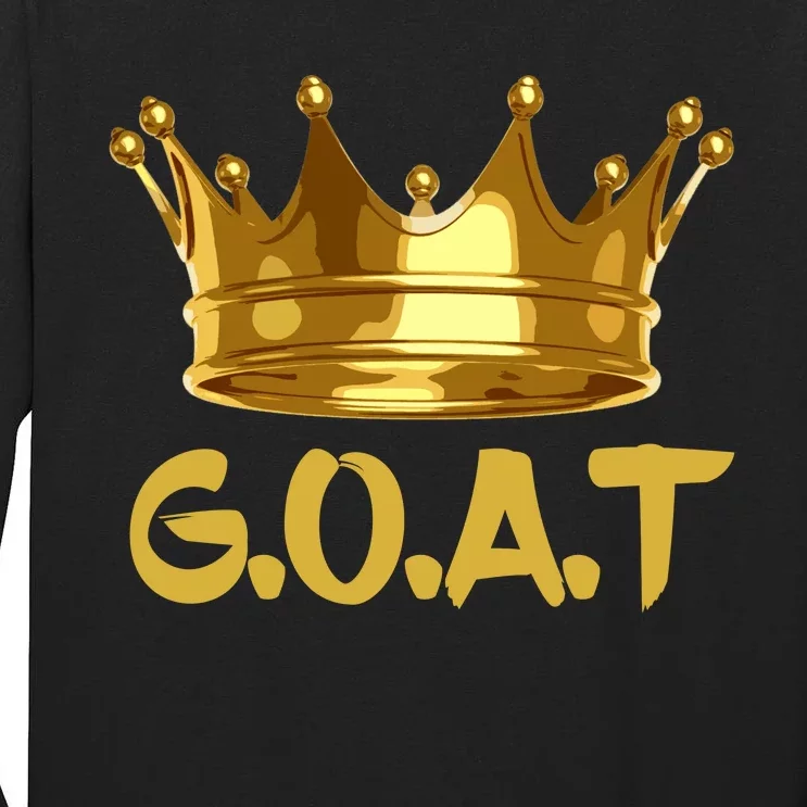 Golden Crown GOAT Great Of All Time Limited Edition Tall Long Sleeve T-Shirt