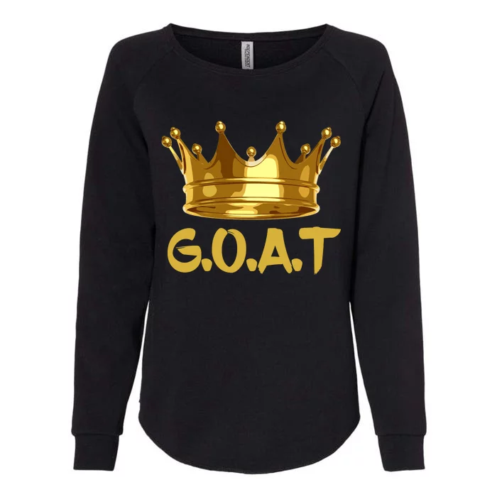 Golden Crown GOAT Great Of All Time Limited Edition Womens California Wash Sweatshirt