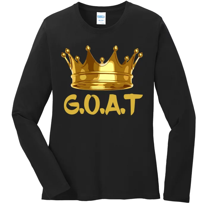 Golden Crown GOAT Great Of All Time Limited Edition Ladies Long Sleeve Shirt