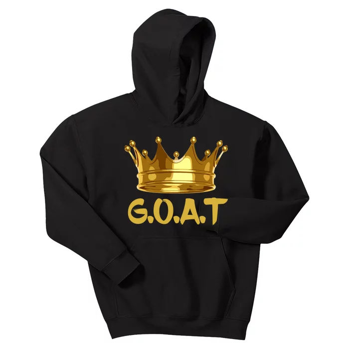 Golden Crown GOAT Great Of All Time Limited Edition Kids Hoodie