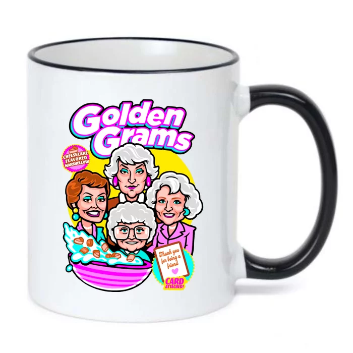 Golden Grams Cereal Black Color Changing Mug