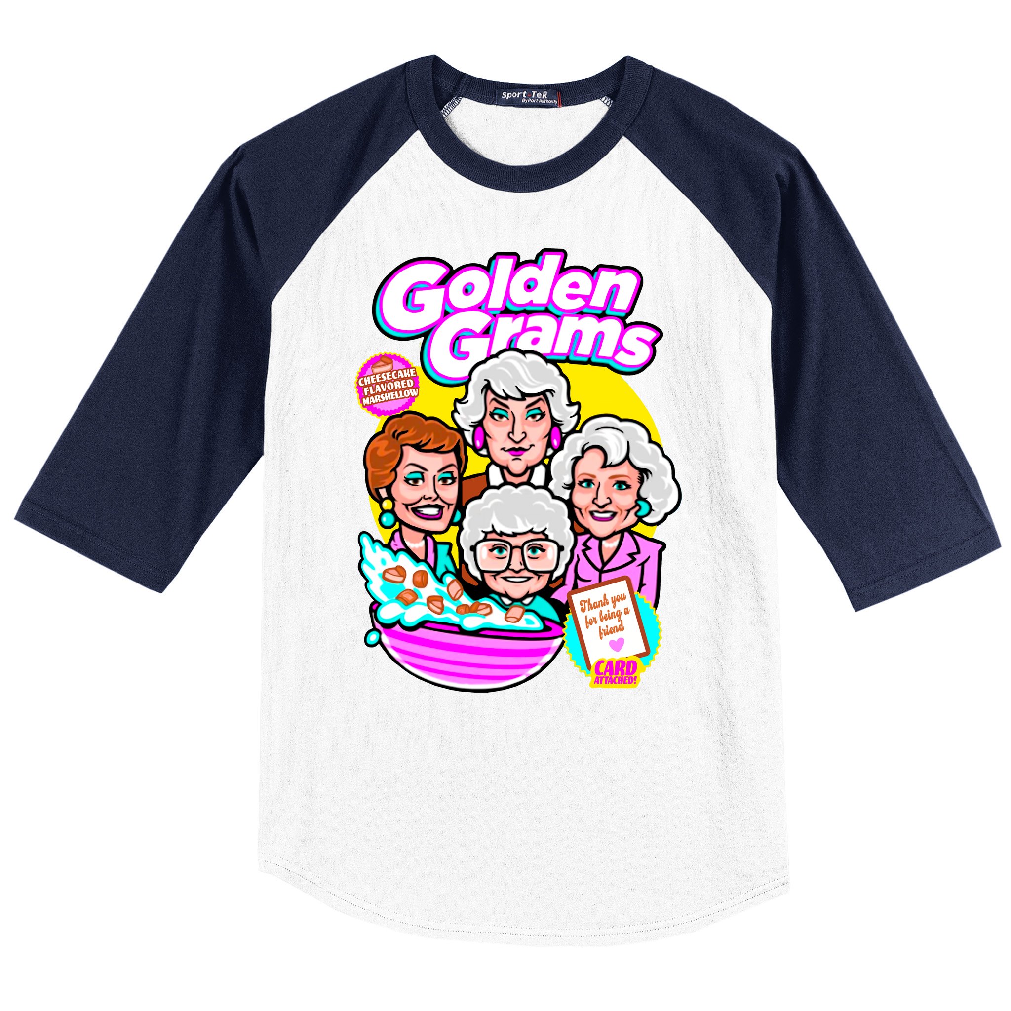 Golden Grams Cereal Baseball Sleeve Shirt TeeShirtPalace