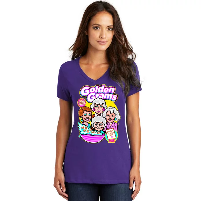 Golden Grams Cereal Women's V-Neck T-Shirt