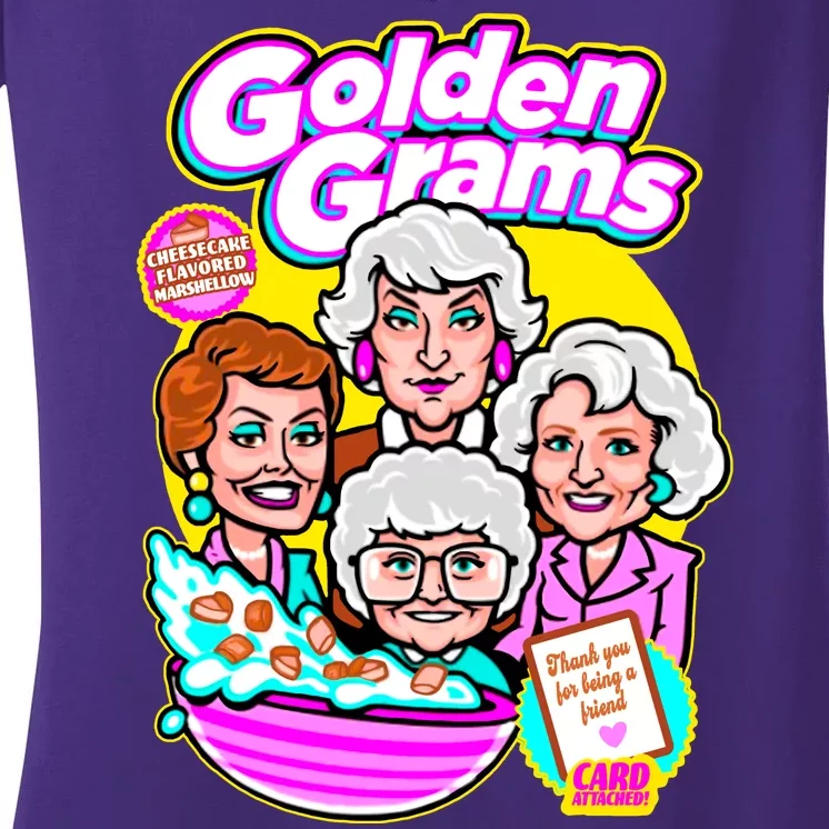 Golden Grams Cereal Women's V-Neck T-Shirt