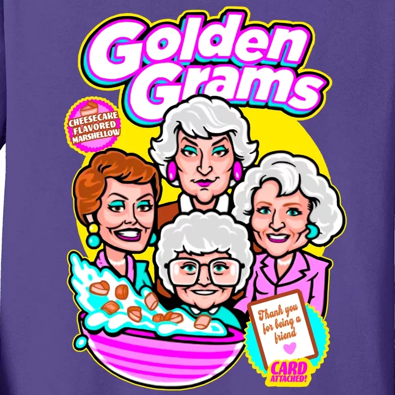 Golden Grams Cereal Kids Long Sleeve Shirt